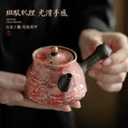 Wabi-Sabi Mineral Clay Side-Handle Teapot — Handcrafted Ceramic Teaware My Store