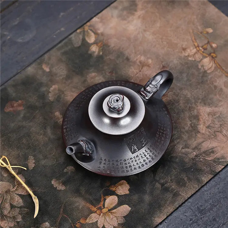 Tengwang Pavilion Zisha Teapot – Antique Bronze Clay My Store