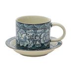 Ru Kiln “Floral Bloom” Coffee & Afternoon Tea Cup with Saucer My Store
