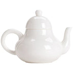 Dehua White Jade Porcelain Teapot – Sheep-Fat Ivory Elegance My Store