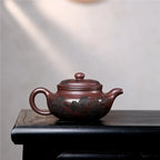 Hand-Carved Zisha Teapot – Purple Clay My Store