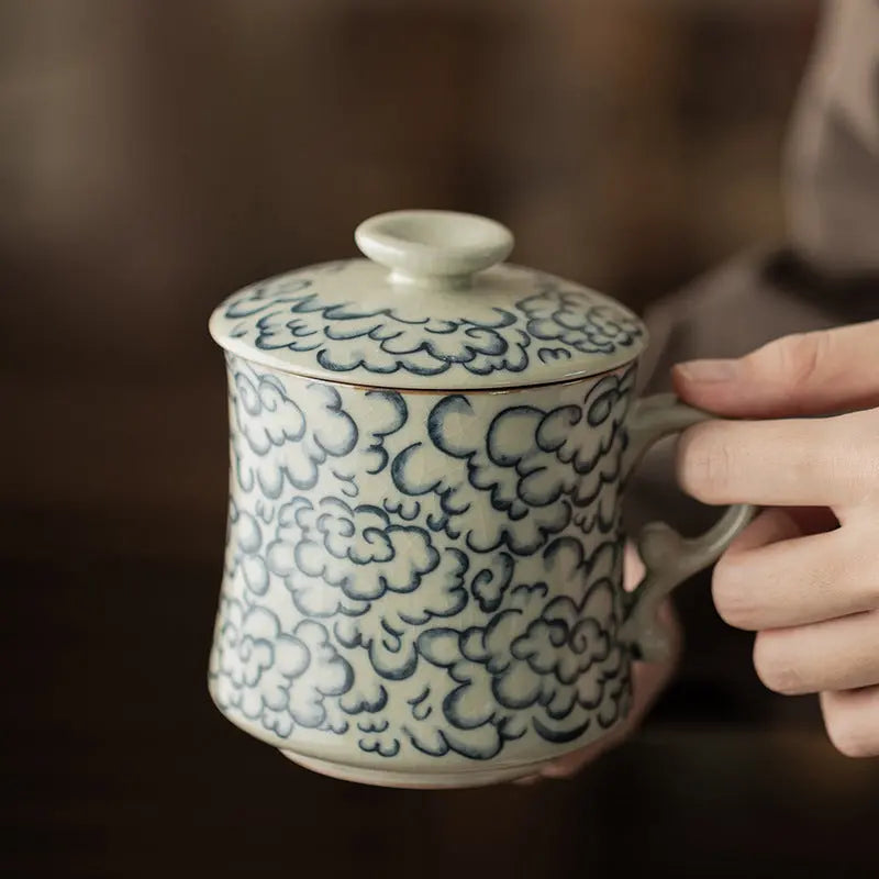 Ru Kiln “Cloud & Crescent” Ceramic Mug My Store