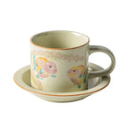 Ru Kiln “Golden Koi” Coffee & Afternoon Tea Cup – Ivory Glaze My Store