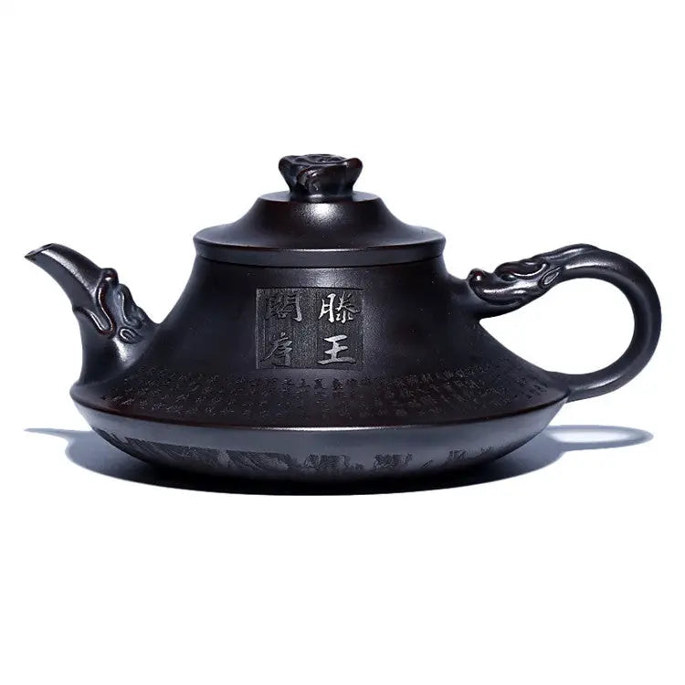 Tengwang Pavilion Zisha Teapot – Antique Bronze Clay My Store