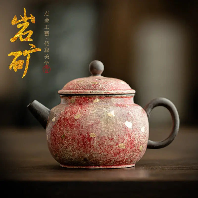 Handcrafted Mineral Clay Small Teapot — Wabi-Sabi Ceramic Teaware My Store