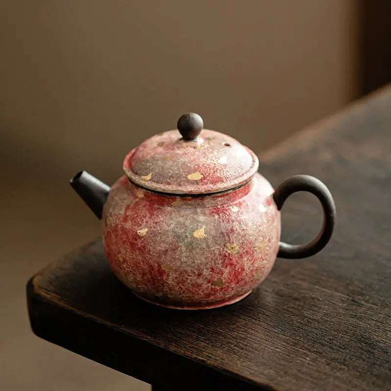 Handcrafted Mineral Clay Small Teapot — Wabi-Sabi Ceramic Teaware My Store