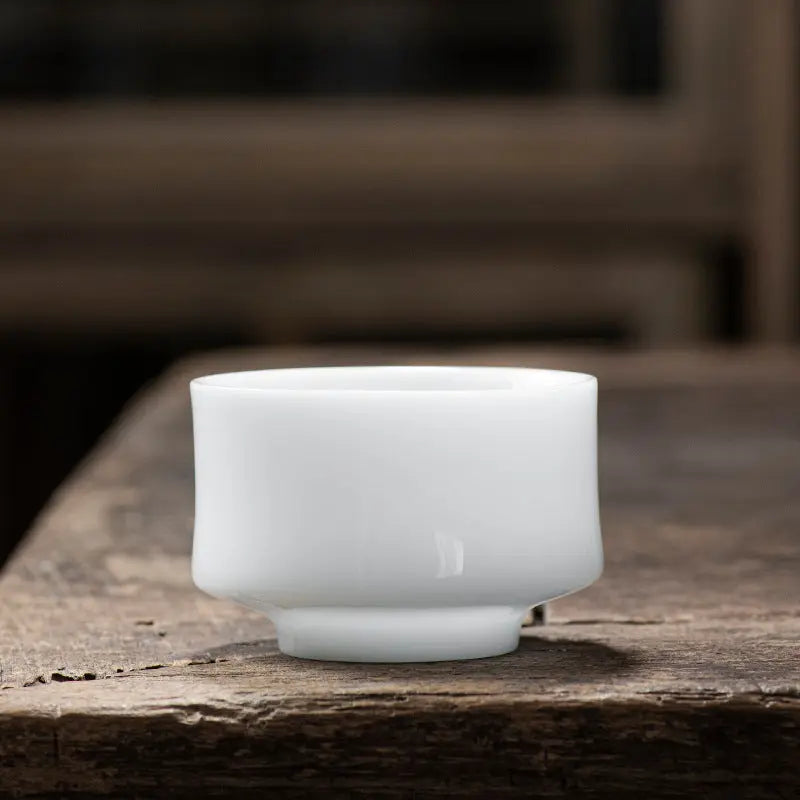 Dehua White Porcelain Gongfu Teacup – Jade Porcelain Tasting Cup My Store