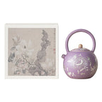 Ru Kiln Silver-Inlaid “Peony & Entwined Lotus” Harmony Teapot My Store