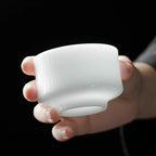 Dehua White Porcelain Gongfu Teacup – Jade Porcelain Tasting Cup My Store