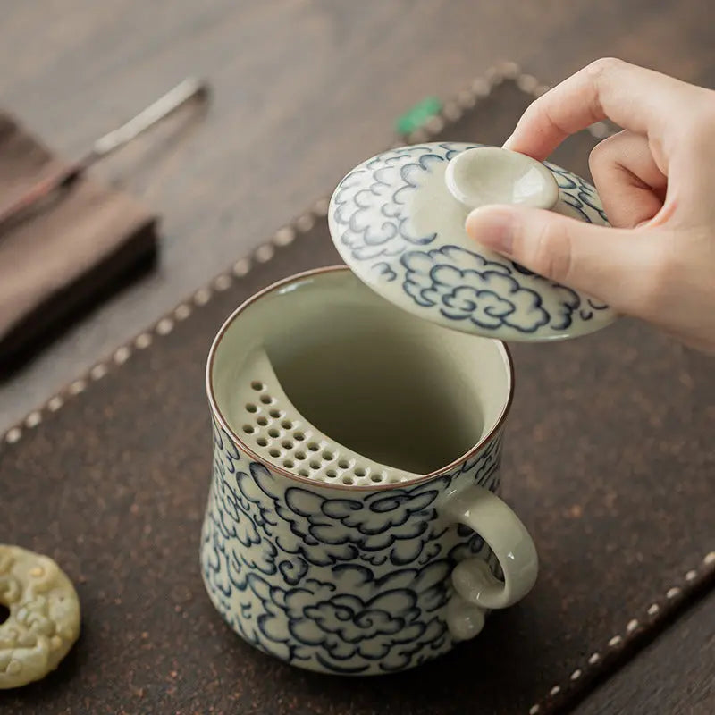 Ru Kiln “Cloud & Crescent” Ceramic Mug My Store