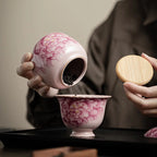 Ru Kiln “Peony” Tea Canister – Handcrafted Porcelain My Store