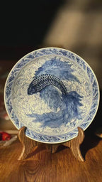 Hand-Painted Blue and White Porcelain Set – The Kunpeng Collection